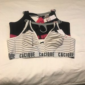 New Cacique Cotton No Wire Bra Bundle